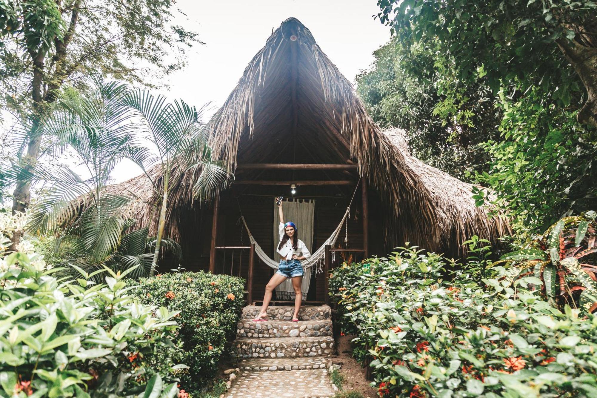 Cabana Wiwa Tayrona ลอสนารานฆอส ภายนอก รูปภาพ